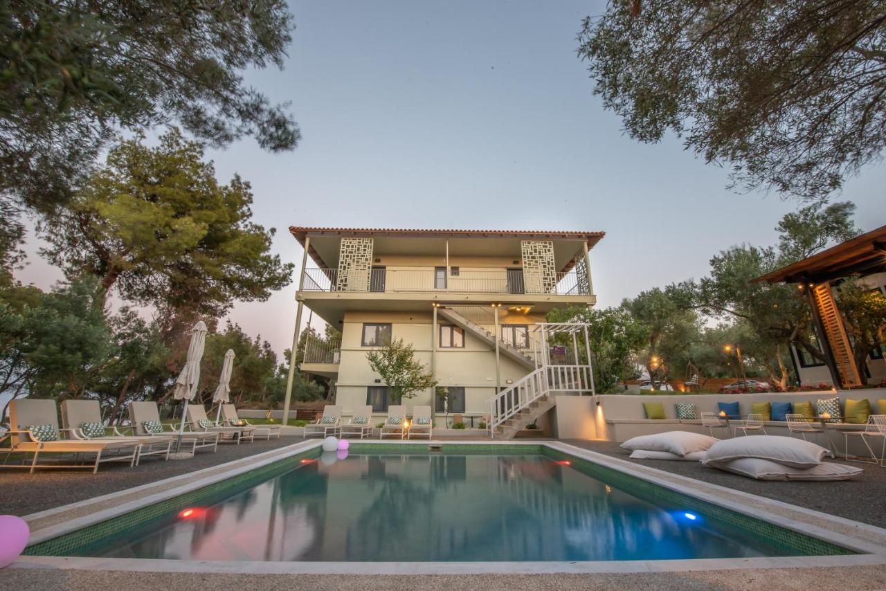 Отель Elies 33 Bio Retreat (Adults Only) Афитос Экстерьер фото